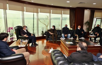 Beykozlu derneklerden Başkan Murat Aydın’a taziye ziyareti